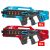 Light Battle Connect Lasergame Set - Rot/Blau - 12 Mega Blasters