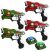 KidsTag Laser Tag set - 4 Laserguns grün/rot + 2 Ziele
