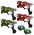 KidsTag Laser Tag set - 4 Laserguns Grün/Rot + 2 Ziele