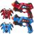 2 KidsTag Recharge P1 laserguns + 2 display vesten rood/blauw