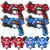 4 KidsTag Recharge P1 laserguns + 4 waterdamp vesten rood/blauw