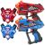2 KidsTag Recharge P2 laserguns + 2 waterdamp vesten rood/blauw