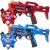 KidsTag Recharge Laserspiel set - 2 Lasertag Gewerhe + Wasserdampfwesten - Rot/Blau