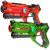 2 Active Laser Tag Pistolen (Grün und Orange)