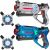 2 Active Laser Tag Pistole (blau, weiß) + 2 Westen