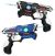 KidsTag Laser Tag Set: 2 Laserpistolen - Blau/Schwarz