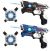 2 KidsTag Lasertag Pistolen + 2  Light Battle Westen - schwarz/blau