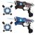 2 KidsTag Lasertag Pistolen + 2  Light Battle Westen - Schwarz/Blau