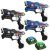 KidsTag Laser tag set - 4 Laserguns Schwarz/Blau + 2 Ziele