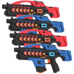 KidsTag Plus Lasertag-Set: 4 Lasergewehre
