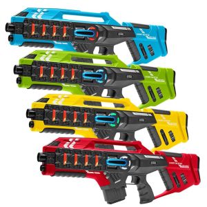 Light Battle Connect Laser Guns - 4 Mega Blaster in 4 Farben