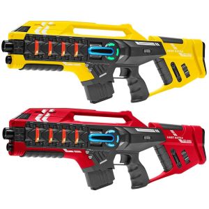 Light Battle Connect Laser game set - Gelb/Rot - 2 Mega Blasters