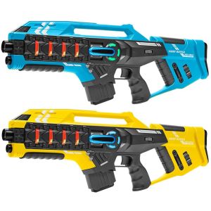 Light Battle Connect Laser game set - Blau/Gelb - 2 Mega Blasters