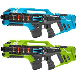 Light Battle Connect Laser game set - Blau/Grün - 2 Mega Blasters