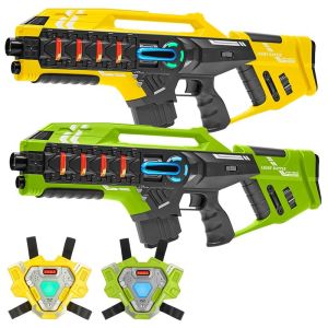 2 Connect Mega Blasters + 2 Connect Westen - Grün-Gelb