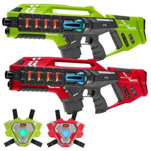 2 Connect Mega Blasters + 2 Connect Westen - Grün/Rot