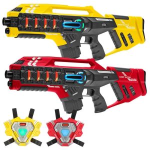 2 Connect Mega Blasters + 2 Connect Westen - Gelb/Rot