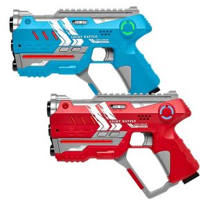 Light Battle Connect Laser Game Set – Rot und Blau – 2 Laserpistolen