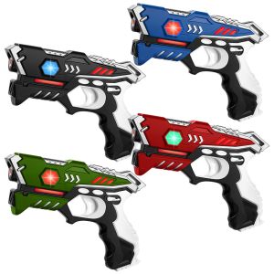 KidsTag Lasergame Set - 4 Laserguns in 4 Farben