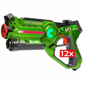 12 Active Laser Tag Pistolen (grün)
