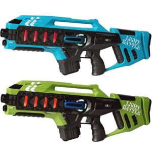 2 Anti-Cheat Laser Tag Gewehre (blau, grün)