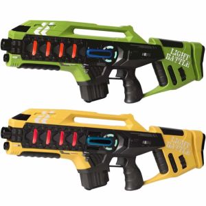 2 Anti-Cheat Laser Tag Gewehre (grün, gelb)