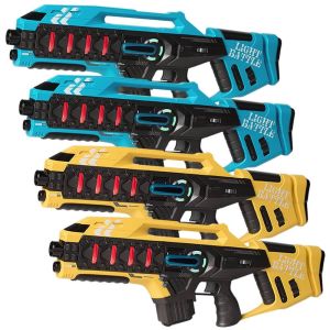 4 Anti-Cheat Laser Tag Gewehre (blau und gelb)