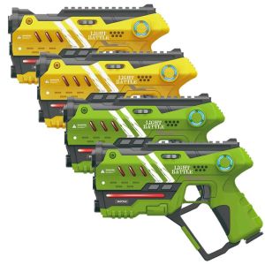 4 Anti-Cheat Laser Tag Pistolen (gelb, grün)
